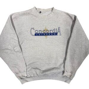 Vintage 1980s Concordia Lutheran Church Graphic Sweatshirt Large